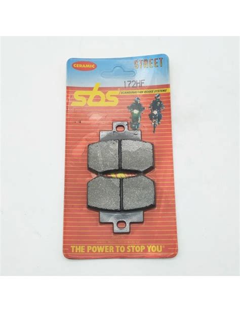 Couple Brake Pads Organic Rear SBS 172 HF Kymco Grand Dink 250 01 06