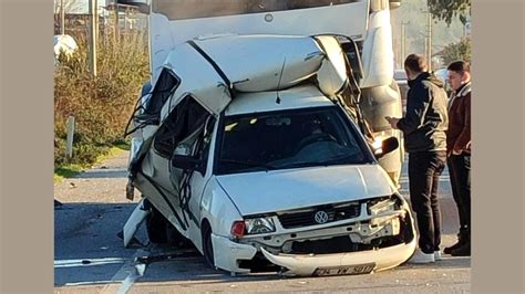 Milas Bodrum karayolunda trafik kazası 1 kişi yaralandı Haberler