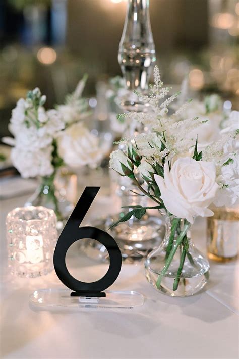 Black Bold Numeric Table Numbers Black Table Numbers Black Etsy