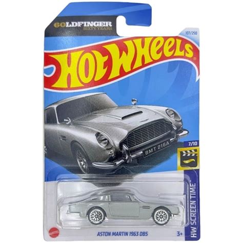 Hot Wheels Aston Martin DB Goldfinger Years Screen Time Scale Model Shopee