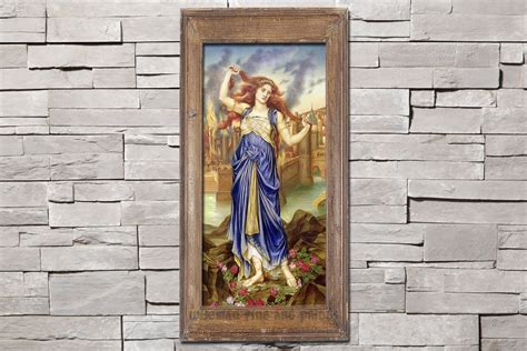 Evelyn De Morgan: Cassandra Pagan & Goddess fine art giclee | Etsy