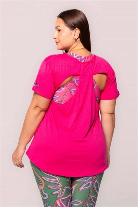 Blusa Detalhe Nas Costas Viscose Rosa Pink Hipy