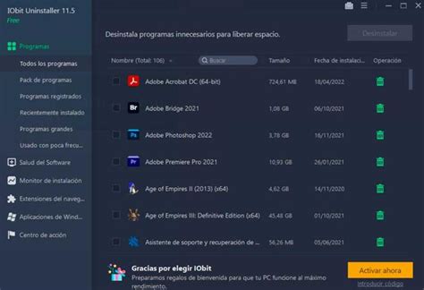 Desinstalar Cualquier Programa O Aplicaci N Con Iobit Uninstaller