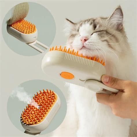 Brosse Vapeur 3 En 1 Pour Chat Et Chien Peigne Eau Pour Animaux De