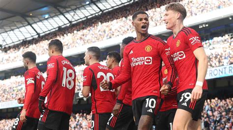 Marcus Rashford Goal V Man City Nominated For PL Goal Of The Month