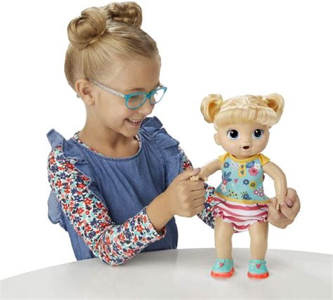 Baby Alive Step N Giggle Baby Blonde Hair Doll With Light Up Shoes