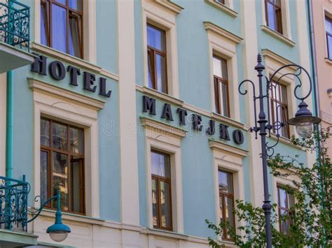 Hotel Matejko Krakow Poland Editorial Image Image Of Balcony