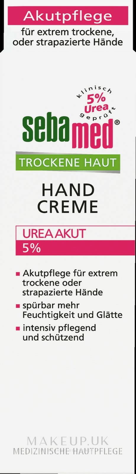 Sebamed Trockene Haut Hand Creme Urea Akut Hand Cream Makeup Uk