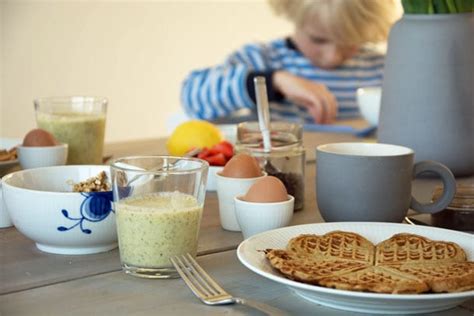 Morgenmadsvafler Sund Vafler Til Morgenmad Med Boghvede