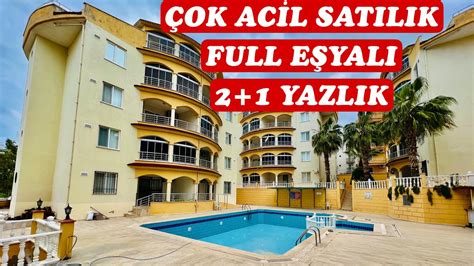 SATILDIACİL SATILIK DİDİM ALTINKUMDA FULL EŞYALI HAVUZLU SİTE İÇİ