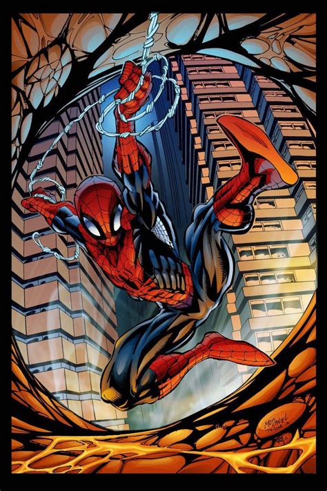 Spidey Splash Page Inks By Devgear Colored By Royhobbitz On DeviantArt