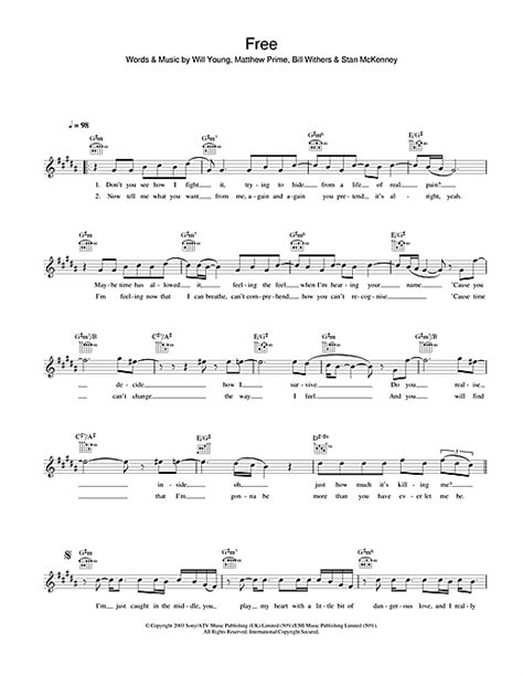 Free Lead Sheet Fake Book Print Sheet Music Now