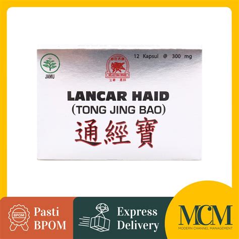 Jual Obat Tong Jing Bao Lancar Haid Kapsul Shopee Indonesia