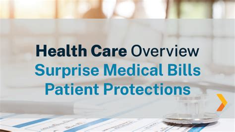 Health Care Overview Surprise Medical Bills Patient Protections