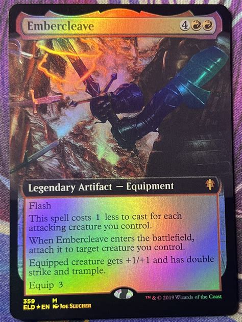 Embercleave Eld Extended Art Foil Bootleg Mage