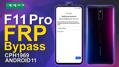 Oppo F11 Pro CPH1969 Bypass FRP All Version Android Without PC YouTube