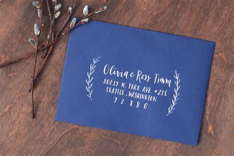 Wedding Calligraphy Envelope Addressing Modern Calligraphy