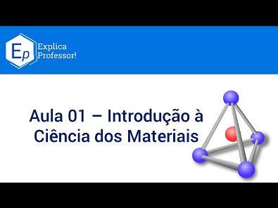 Aula 01 Introdução à Ciência dos Materiais Ciência dos Materiais