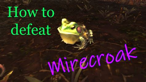 How To Defeat Mirecroak In Tanaan Jungle World Of Warcraft Pet Battle