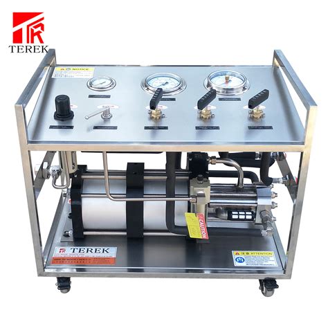 Terek 600 1000bar Double Driven Cylinder Gas Booster Pump For Nitrogen Test Unit China Natural