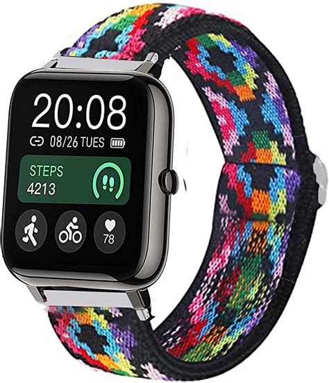 Compatible For Popglory 22 Smartwatch Band Giaogor Stretch Elastics