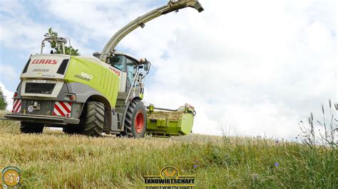 ACKER ROMANTIK bei der GPS Ernte 2021 Claas Jaguar 950 8 Häckselwagen