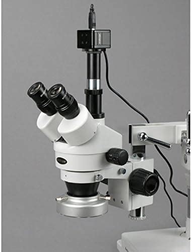 AmScope SM 4TZ 80M 5M Microscope trinoculaire numérique professionnel à