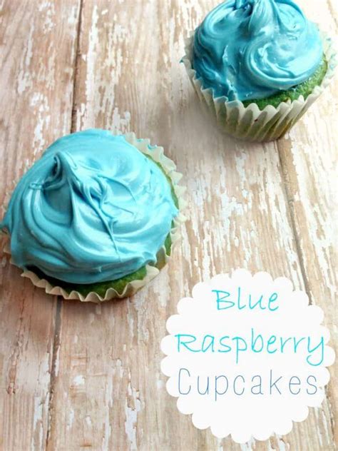 Blue Raspberry Cupcakes Recipe - This Mama Loves