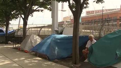 Mayor Calls Downtown Homeless Camps Unacceptable Says They Must Go