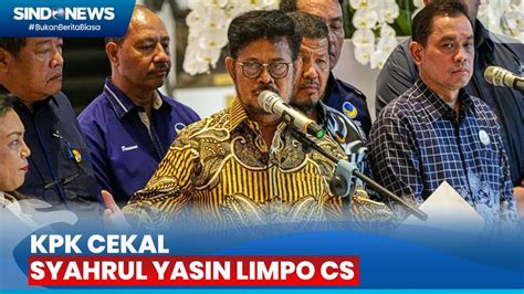 Kpk Cekal Orang Terkait Dugaan Korupsi Di Kementan Syahrul Yasin