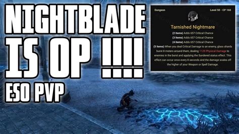 The Nightblade Is So OP Now Elder Scrolls Online PvP ESO Scions Of