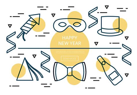 Free Linear New Year Vector Icons 163514 Vector Art at Vecteezy