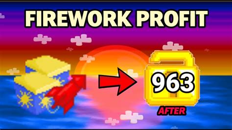 HOW TO GET RICH WITH FIREWORK IN SUMMER 2024 PROFIT TONS DL