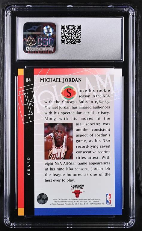 1993 94 Upper Deck Box Set Holojam Promo Card Upper Deck Logo On