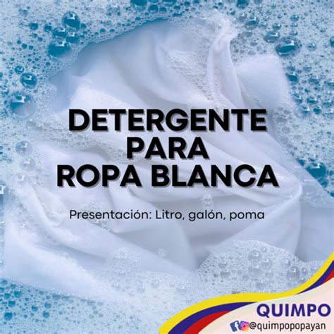 Detergente Liquido Ropa Blanca Quimpo Popay N