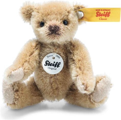 Amazon Steiff Mini 4 Teddy Bear Mohair Plush Premium Stuffed