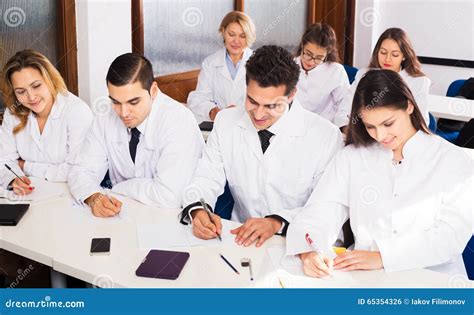 Scientists At Training Courses Stock Photo Image Of Physician