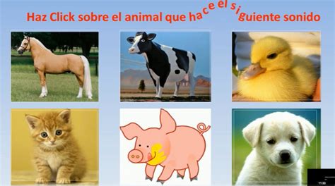 Primera Infancia Y Tic Los Sonidos De Los Animales