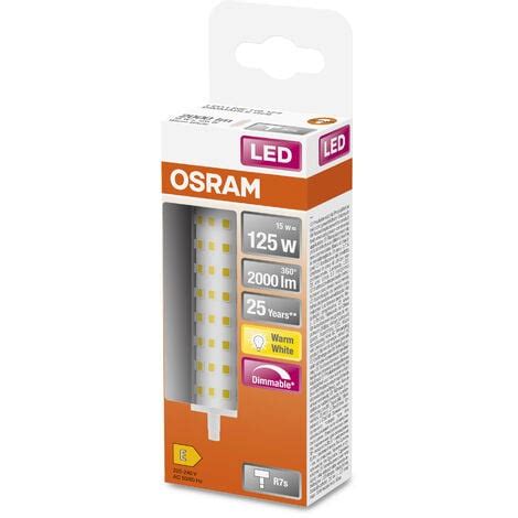 OSRAM Dimmbare LED Stablampe mit R7s Sockel LED Röhre mit 15W Ersatz