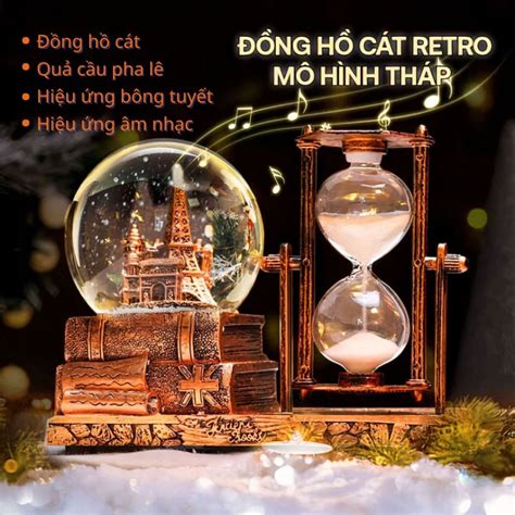 qua cau tuyet xinh xan kem dong ho cat  den nhieu  ban nhac ca du
