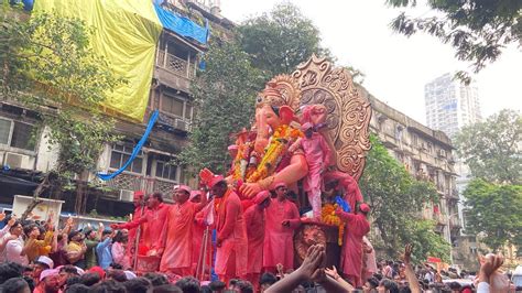 Lalbaug Cha Raja Visarjan Sachinvlogs Live My First Blog