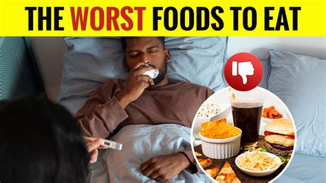 8 Foods To Never Eat When You Feel Sick Youtube