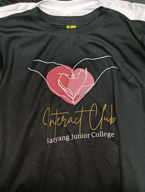 Nyjc Interact Club Nanyang Junior College S Size Mens Fashion Tops