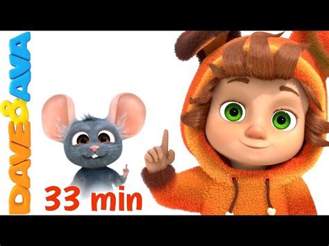 Kids Songs 33 min | Nursery Rhymes Collection for Toddlers from Dave and Ava - Videos For Kids