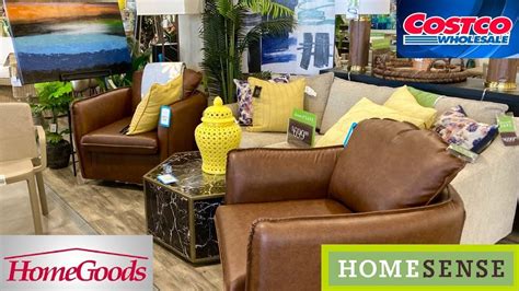 Homegoods Costco Home Sense Furniture Sofas Armchairs Shop With Me