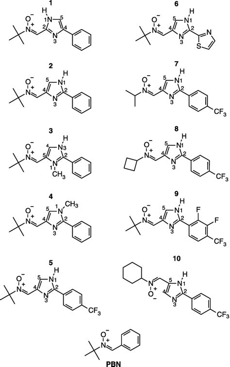 Structure Of The Imidazolyl Nitrones 1 Z A 4 Phenyl 1H Imidazol 2