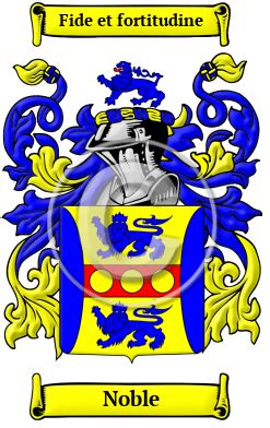 Noble Name Meaning, Family History, Family Crest & Coats of Arms