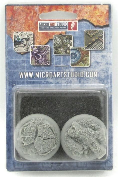 Micro Art Studio B00542 Forest Bases Wround 40mm Random 2 Round