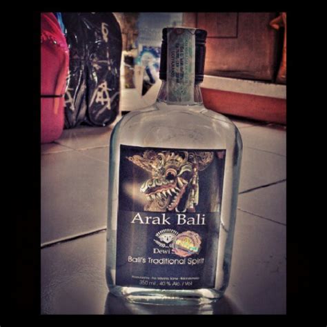 Arak Bali Balis Traditional Spirit Indonesia Instagramy Flickr