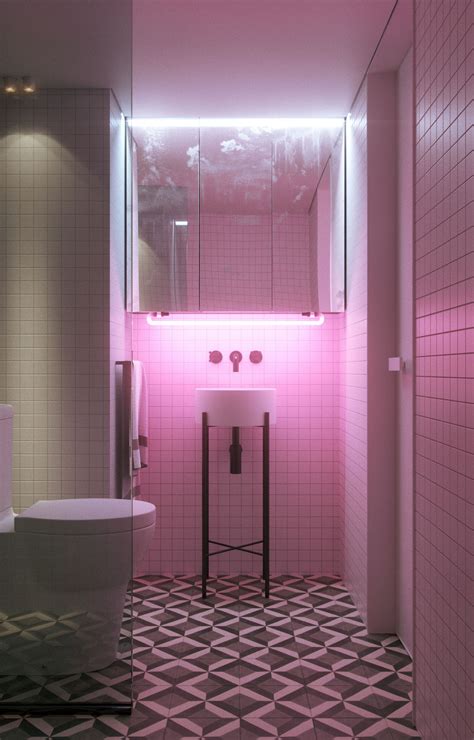 vaporwave bathroom decor | Interior Design Ideas